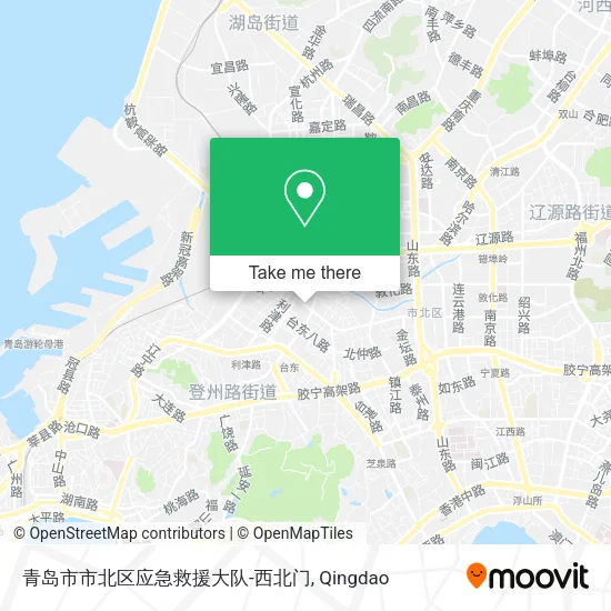 青岛市市北区应急救援大队-西北门 map