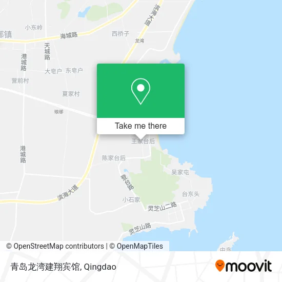青岛龙湾建翔宾馆 map