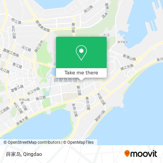 薛家岛 map