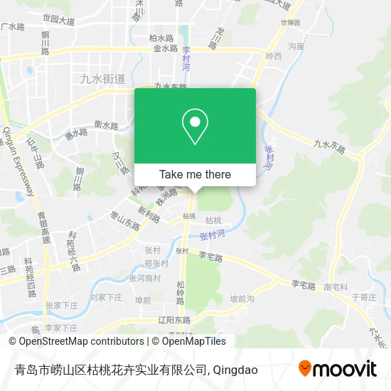 青岛市崂山区枯桃花卉实业有限公司 map