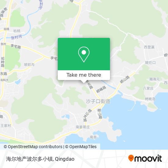 海尔地产波尔多小镇 map