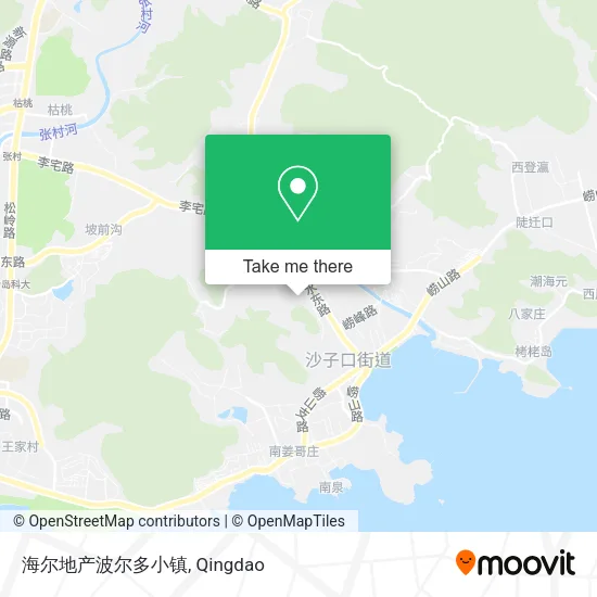 海尔地产波尔多小镇 map