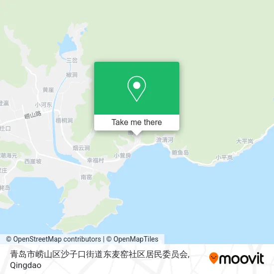 青岛市崂山区沙子口街道东麦窑社区居民委员会 map