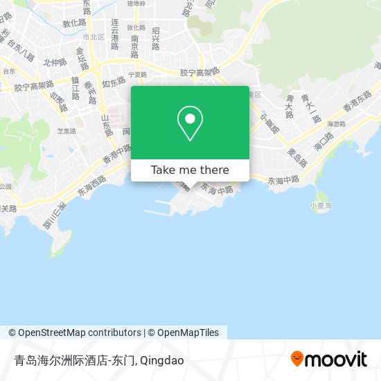 青岛海尔洲际酒店-东门 map