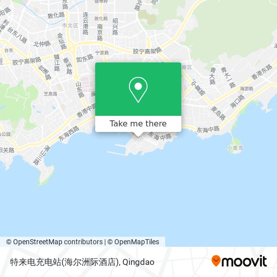 特来电充电站(海尔洲际酒店) map