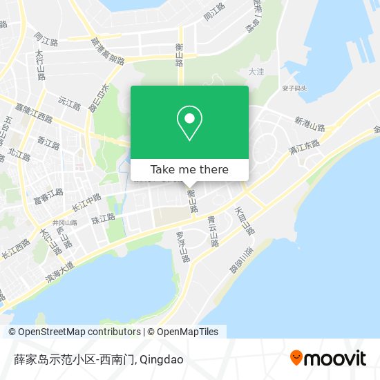 薛家岛示范小区-西南门 map