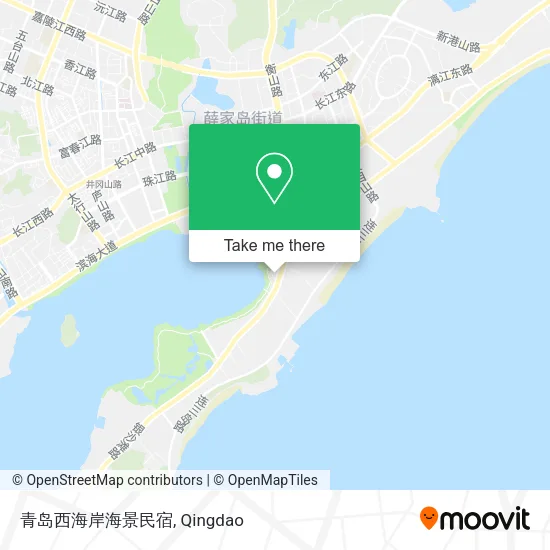 青岛西海岸海景民宿 map