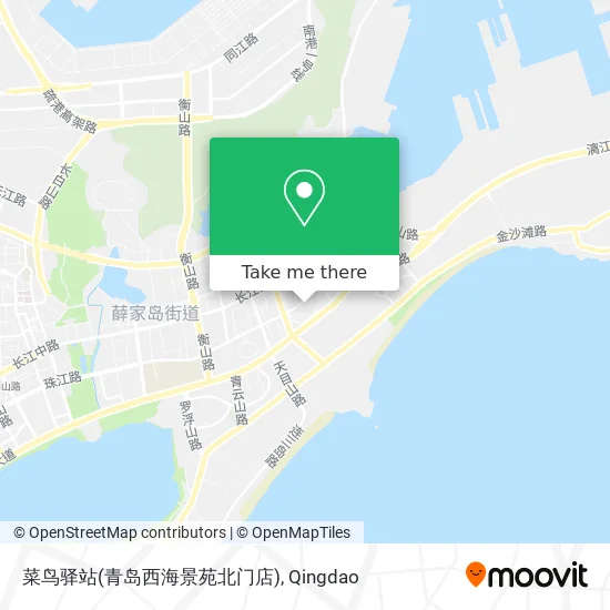 菜鸟驿站(青岛西海景苑北门店) map