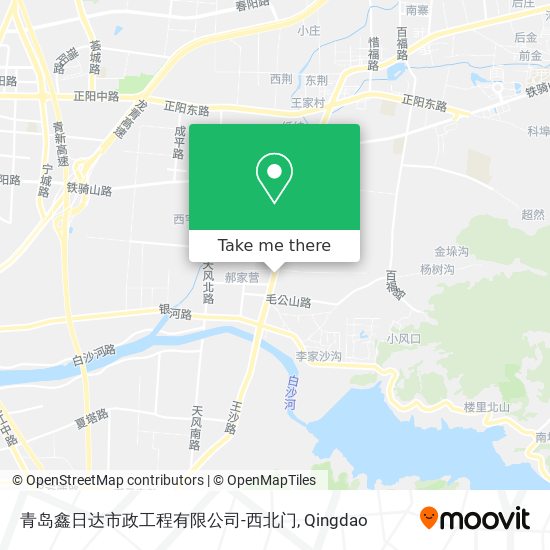 青岛鑫日达市政工程有限公司-西北门 map