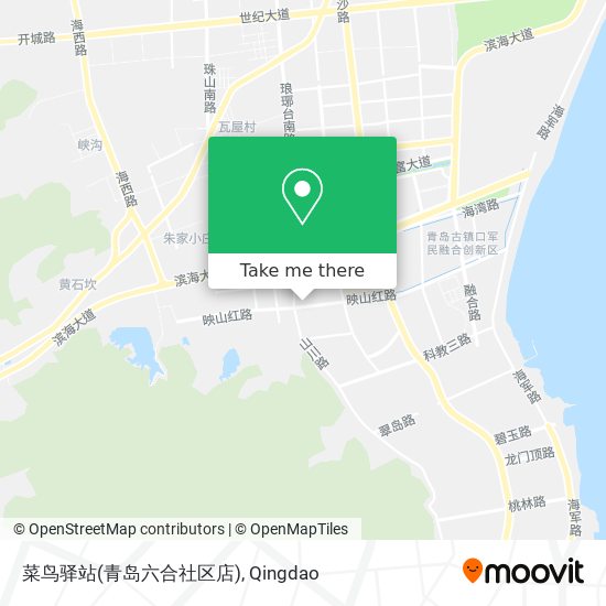 菜鸟驿站(青岛六合社区店) map