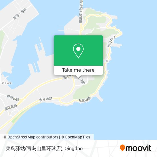 菜鸟驿站(青岛山里环球店) map