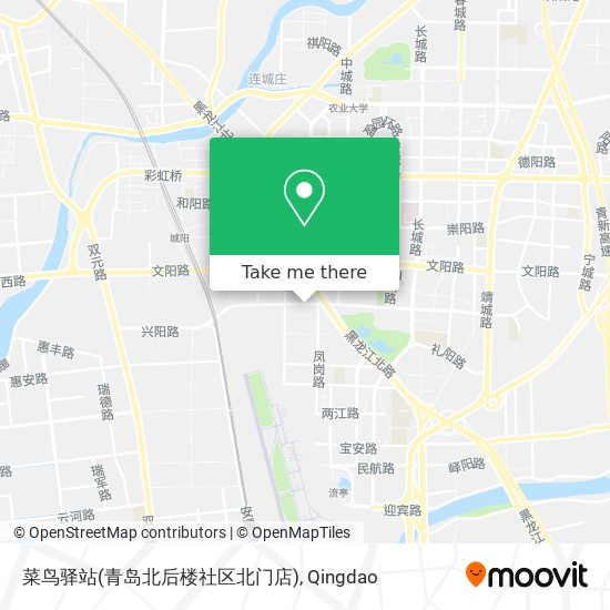 菜鸟驿站(青岛北后楼社区北门店) map