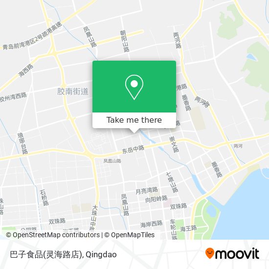 巴子食品(灵海路店) map