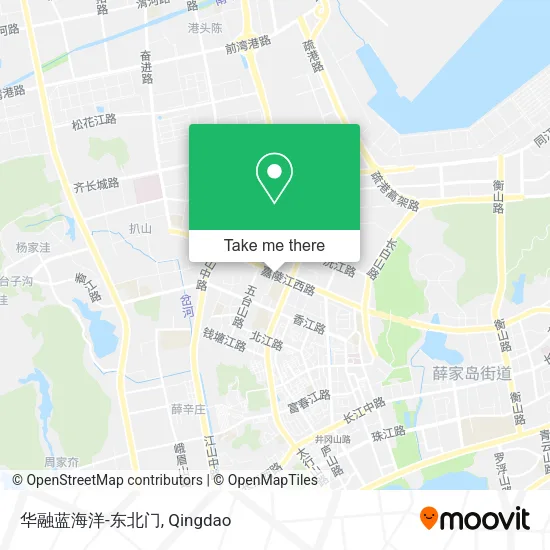 华融蓝海洋-东北门 map