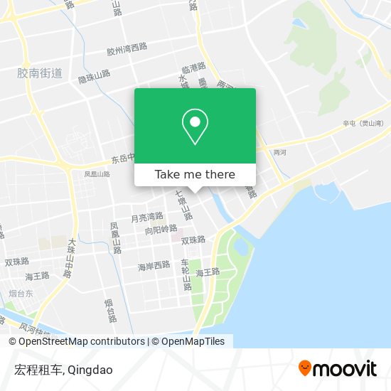 宏程租车 map