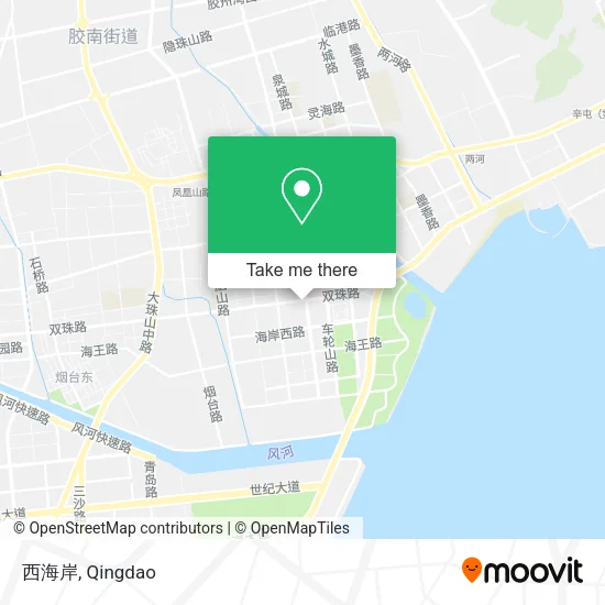 西海岸 map