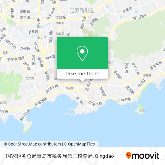 国家税务总局青岛市税务局第三稽查局 map