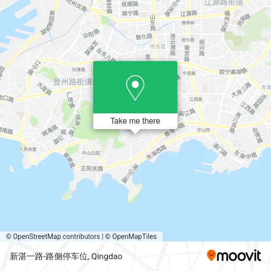 新湛一路-路侧停车位 map