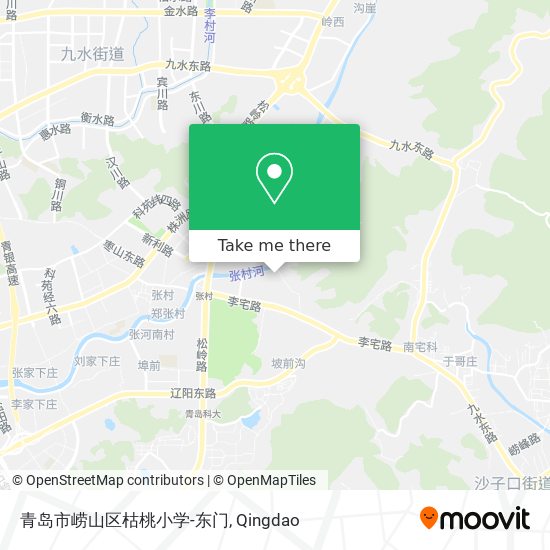 青岛市崂山区枯桃小学-东门 map