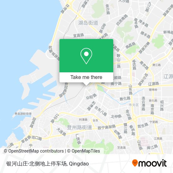 银河山庄-北侧地上停车场 map