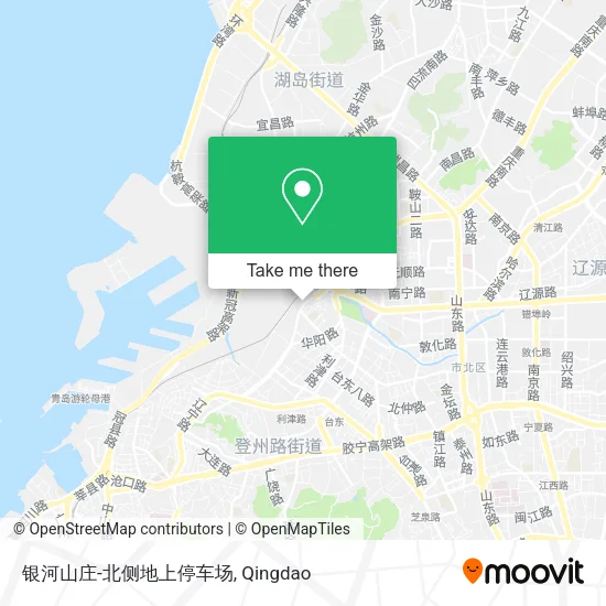 银河山庄-北侧地上停车场 map