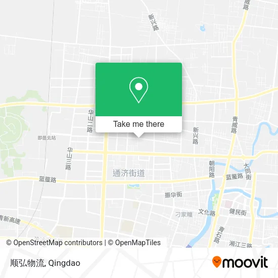 顺弘物流 map