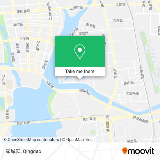 家城阳 map