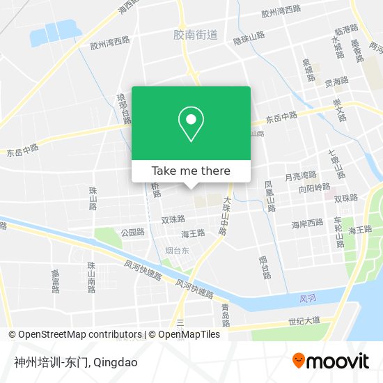 神州培训-东门 map