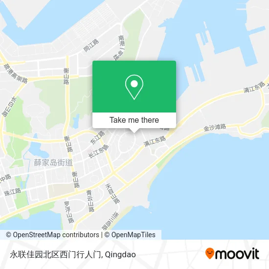 永联佳园北区西门行人门 map