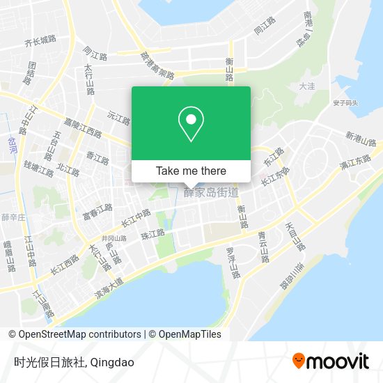 时光假日旅社 map