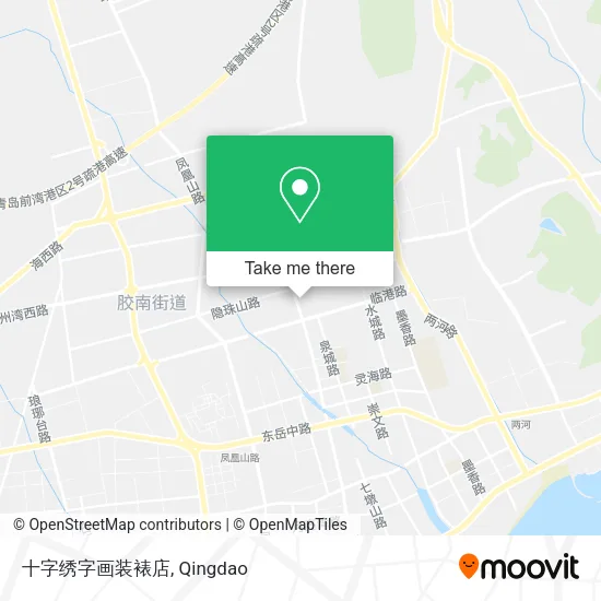 十字绣字画装裱店 map