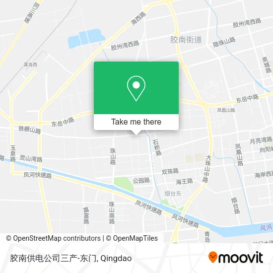 胶南供电公司三产-东门 map