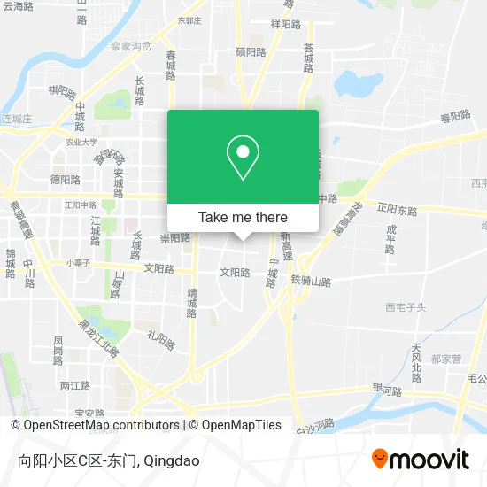 向阳小区C区-东门 map
