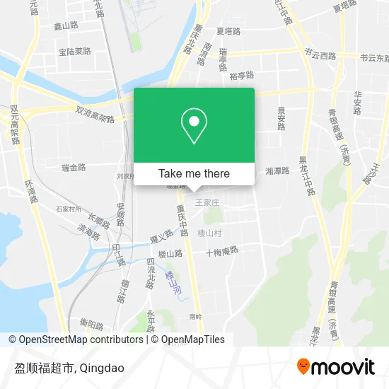 盈顺福超市 map