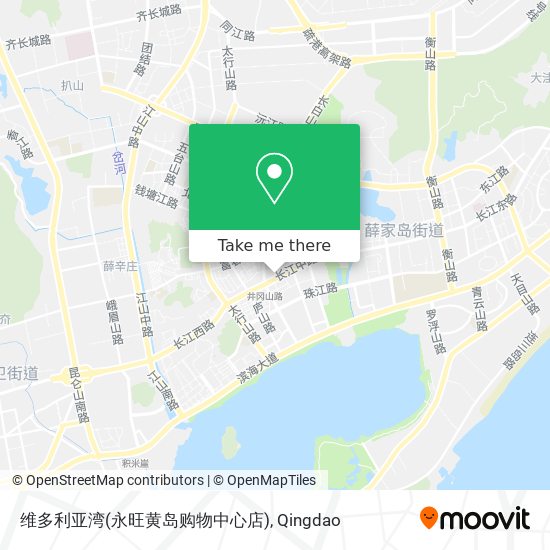 维多利亚湾(永旺黄岛购物中心店) map