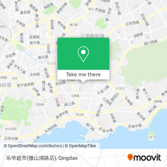 乐华超市(微山湖路店) map