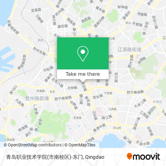 青岛职业技术学院(市南校区)-东门 map