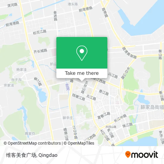 维客美食广场 map