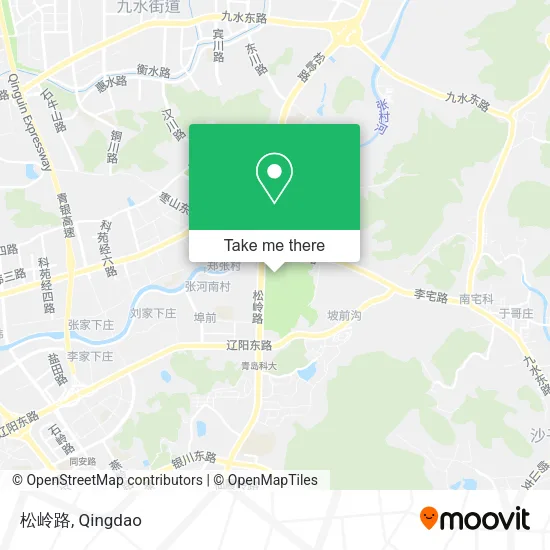 松岭路 map