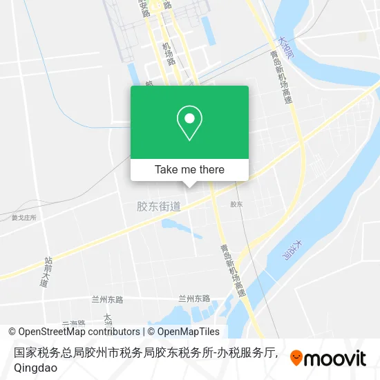 国家税务总局胶州市税务局胶东税务所-办税服务厅 map
