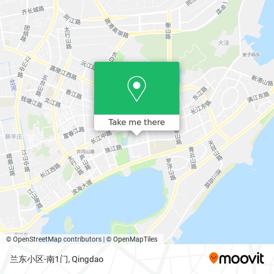 兰东小区-南1门 map