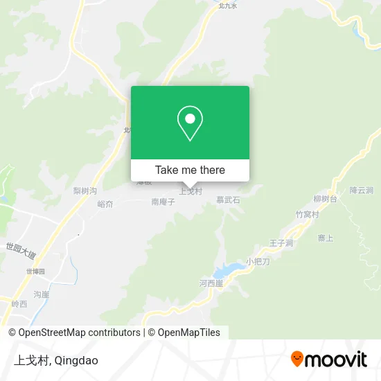 上戈村 map