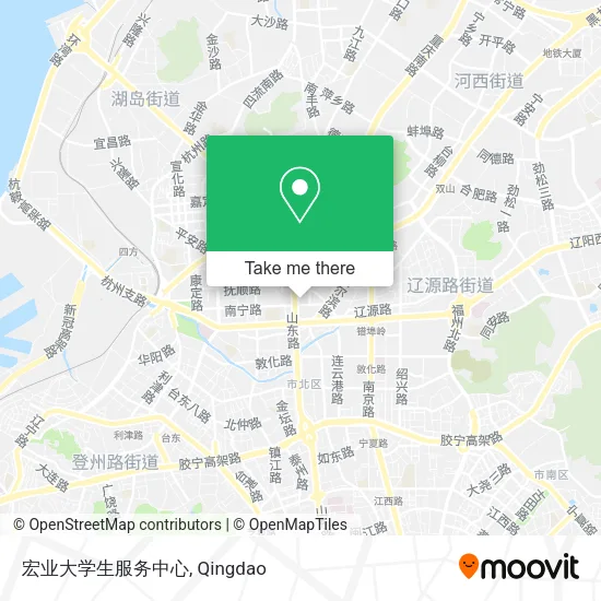 宏业大学生服务中心 map