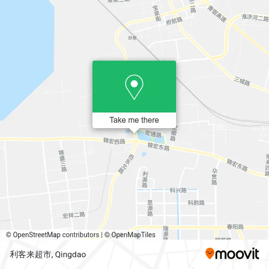 利客来超市 map
