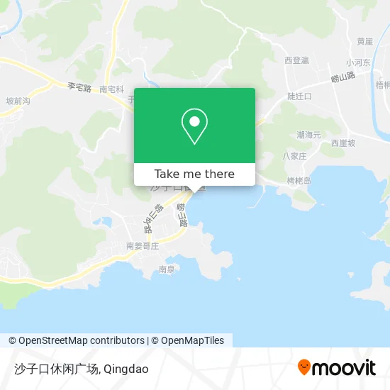 沙子口休闲广场 map