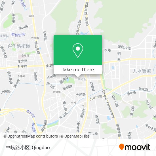 中崂路小区 map
