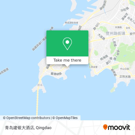 青岛建银大酒店 map