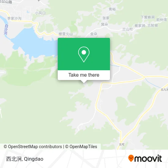 西北涧 map