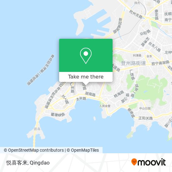 悦喜客来 map