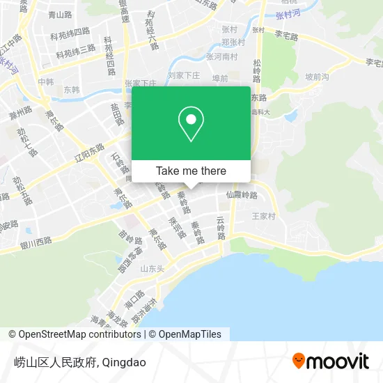 崂山区人民政府 map